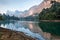 Sunrise Colors On Lake, Khao Sok National Park