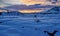 Sunrise at Craters of the Moon National Monument