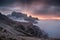 Sunrise at Dolomites, near Tre Cime di Lavaredo, Italy