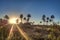 Sunrise on El Palmar National Park, Argentina