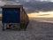 Sunrise on False Bay beach in South Africa