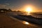 Sunrise in Famous Copacabana Beach