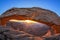 Sunrise at famous Mesa Arch