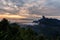 Sunrise at  the famous Mount Danxia