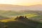 Sunrise farmhouse tuscany