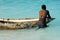 Sunrise fishing on Zanzibar Island