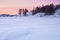 Sunrise at Frame Lake, Yellowknife, Canada