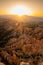 Sunrise Glows Over the Amphitheater of Bryce Canyon