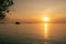Sunrise, Golden hour at Yenanas beach, Kabui Bay, Gam island, Raja Ampat - West Papua, Indonesia