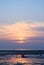 Sunrise with Golden Sun behind Clouds and Colorful Sky - Vijaynagar Beach, Havelock Island, Andaman, India