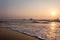 Sunrise from Gopalpur beach popular tourist place at Odisha in India