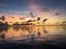 Sunrise Great Barrier Reef glassout