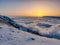 Sunrise from Grind Saddle, Piatra Craiului Mountains, Romania