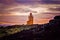 Sunrise at Grindavik Iceland lighthouse