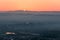 Sunrise in Haifa from Louis Promenade