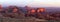 Sunrise in Hunts Mesa near Monument Valley, Arizona, USA