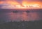 Sunrise islands over Lanikai Hawai`i