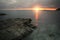 Sunrise on Kaikoura peninsula, South Island, New Zealand