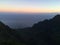 Sunrise at Kalalau Valley Lookout in Waimea Canyon on Kauai Island, Hawaii.