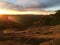 Sunrise at Kalalau Valley Lookout in Waimea Canyon on Kauai Island, Hawaii.