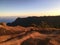 Sunrise at Kalalau Valley Lookout in Waimea Canyon on Kauai Island, Hawaii.