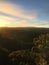 Sunrise at Kalalau Valley Lookout in Waimea Canyon on Kauai Island, Hawaii.