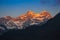 Sunrise at Lachung in Sikkim,India