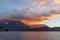 Sunrise at Lago Grey, Torres del Paine