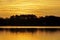 Sunrise at Lake Weiss near Cedar Bluff, Alabama