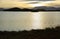 Sunrise landscape around Lake Myvatn