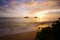 Sunrise at lanikai beach in Hawaii