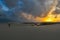 Sunrise in Lencois Maranheses, Brazil