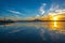 Sunrise by Llanquihue Lake, Puerto Varas, Chile