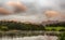 Sunrise at Loughrigg Tarn in Lake District