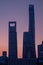 A sunrise in Lujiazui, Pudong, Shanghai