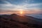 Sunrise in Mala Fatra mountains in Slovakia