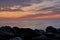 Sunrise in the Mediterranean quiet long exposure