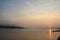 Sunrise on the Mekong River in Khong Chiam, Thailand