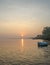 Sunrise on the Mekong River in Khong Chiam, Thailand