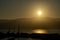 sunrise at messina harbor, italy