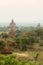 Sunrise mist over the plains of Bagan