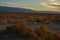 Sunrise Mojave desert Nevada town of Pahrump