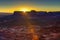 Sunrise at monument valley, navajo nation