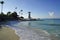 Sunrise mood at bayahibe lighthouse