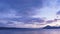 Sunrise motion timelapse of the famous Lake Toya with Mount Yotei