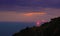 Sunrise at Mount Igueldo lighthouse, Donostia-San Sebastian.