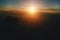 The sunrise from mount Merbabu
