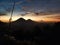 Sunrise on Mount Sindoro and Mount Sumbing