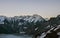 Sunrise Mountain Panorama view Zillertal Austria 2