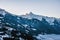 Sunrise Mountain Panorama view Zillertal Austria 3